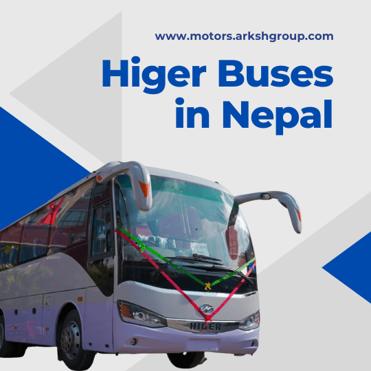 Higer Buses in Nepal: The Premium Choice for Reliable Passenger Transport Higer bus in Nepal showcasing a modern luxury passenger coach by Arksh Motors, designed for comfortable and reliable intercity and tourism transport.